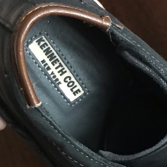 Kenneth Cole leather size5 and size36 black lace - Picture 2 of 8